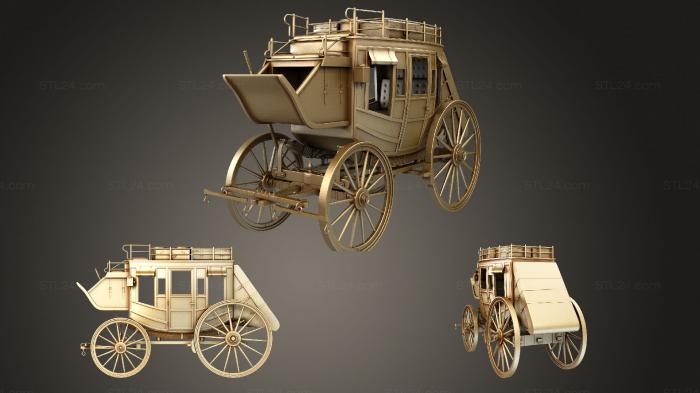 Vehicles (stagecoach (2), CARS_3458) 3D models for cnc